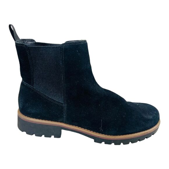 Crown Vintage Tipryn Women's Chelsea Boots Pull On Leather Upper Black 11M - Picture 1 of 9